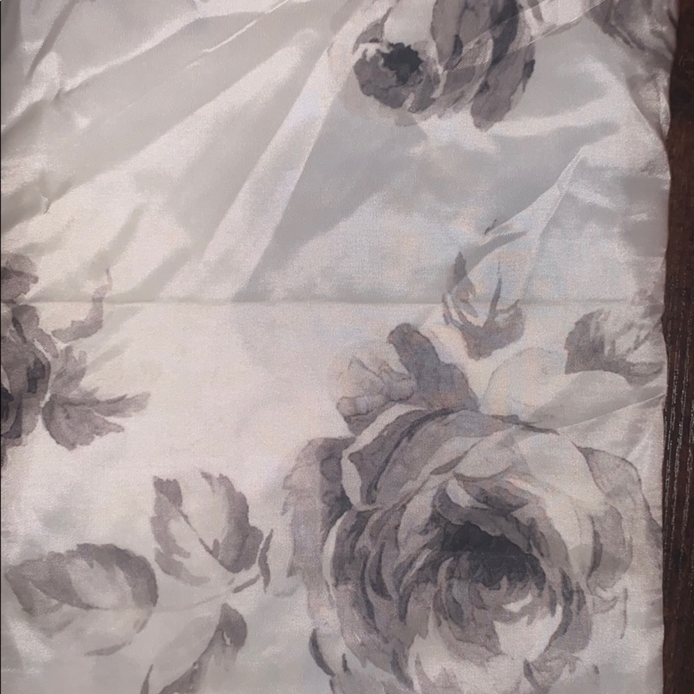 IKEA rose shower curtain
